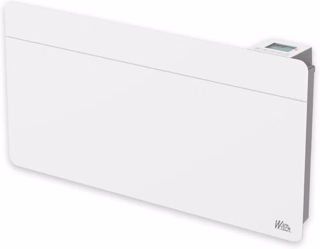 Convector eléctrico de pared Warm Tech de 1500W en color blanco para hasta 40m3