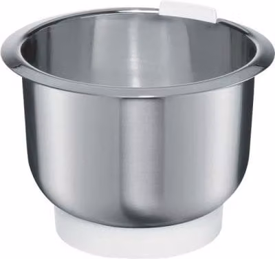 Bol de mezcla redondo Bosch Muz 4 Er en acero inoxidable color plata