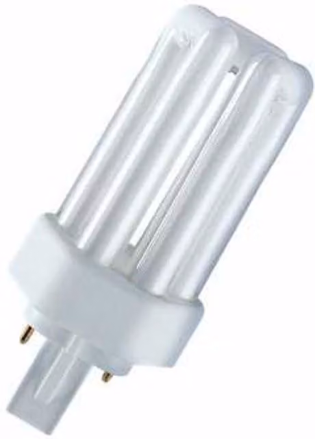 Lámpara fluorescente Osram Dulux T 18W/827 Plus con base GX24D-2 en color blanco cálido