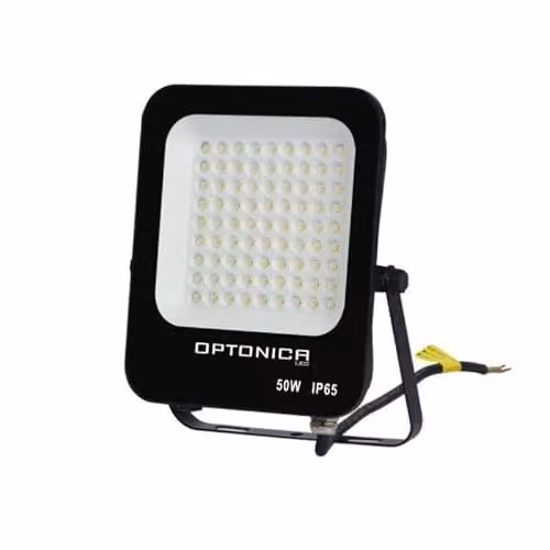 Proyector LED de exterior Silumen de 50 W con protección IP65, color negro y luz blanca fría