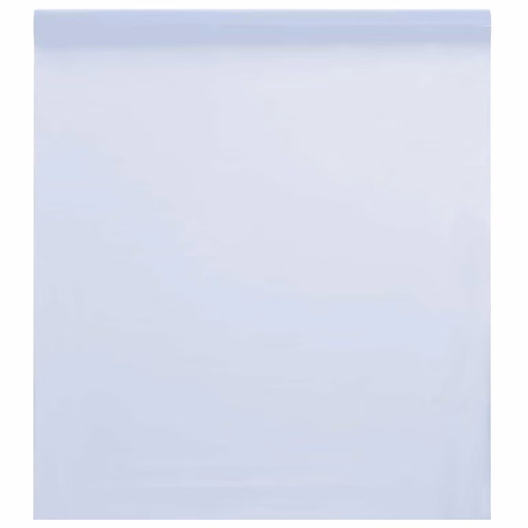 Lámina de ventana esmerilada de PVC blanco vidaXL de 45 x 500 cm