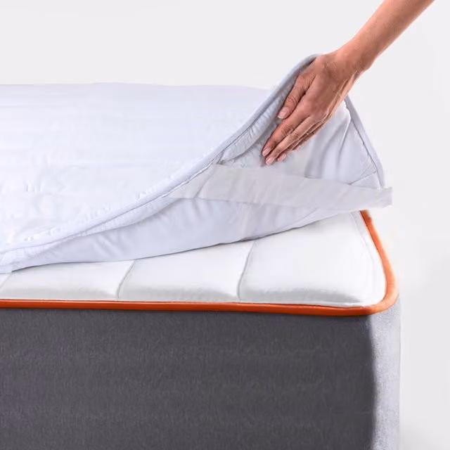 Topper de microfibra What the Sleep! Drums Confort Extra Blanco An/P: 90 x 200 cm