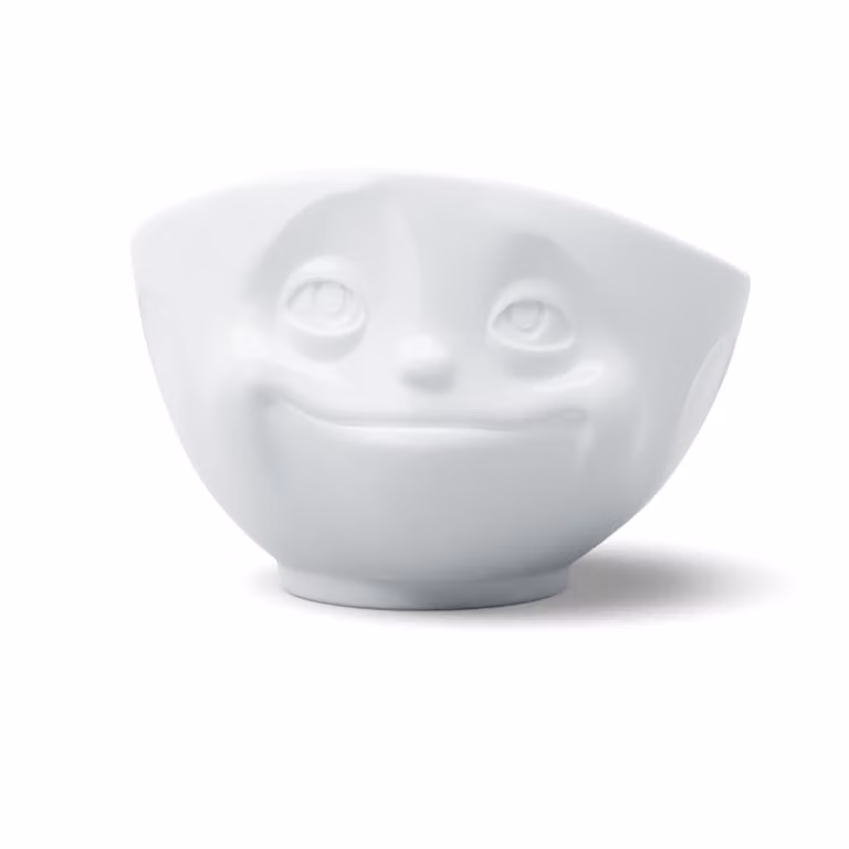 Bol de cereales Rêveur de Pylones en porcelana blanca An/P/Al: 15 x 10 x 10 cm
