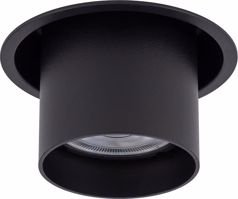Lámpara empotrada redonda Nowodvorski MONO SLIDE GU10 NV10799 en color negro