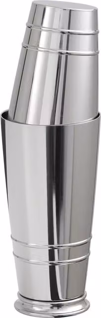 Coctelera Signature Fortessa de acero inoxidable en color plata