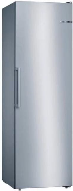 Congelador vertical Bosch GSN36VIFP en acero inoxidable color plata, Al x An: 185 x 60 cm
