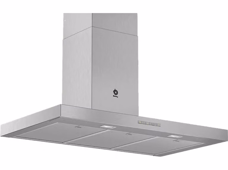 Campana decorativa Balay 3BC097EX en acero inoxidable color plata con control electrónico e iluminación LED de 90 cm