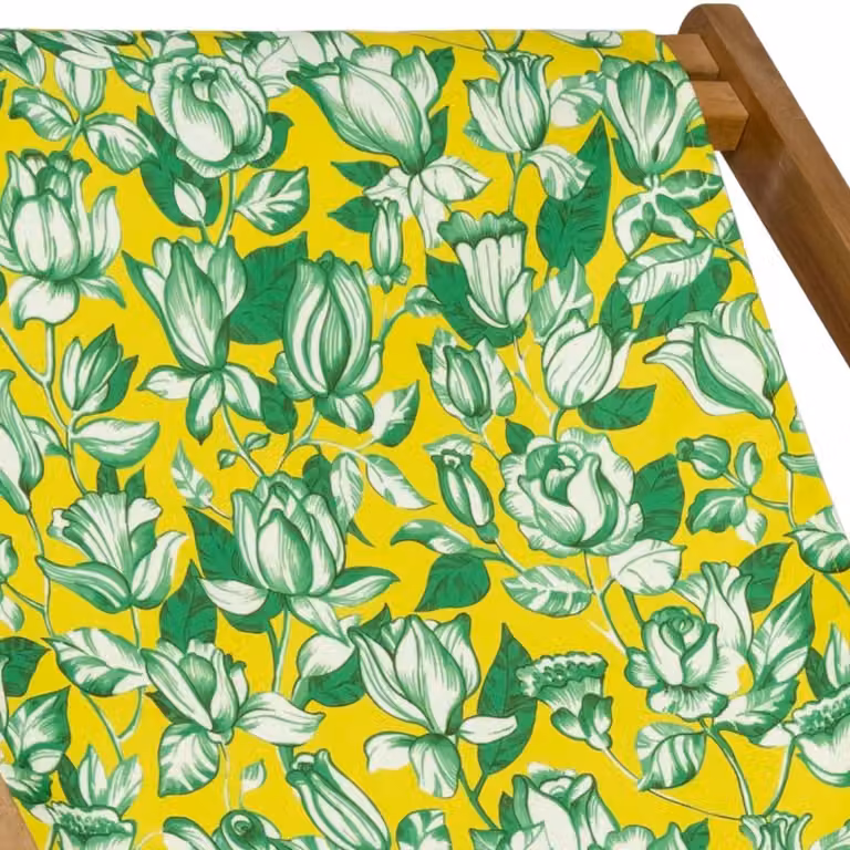 Tela intercambiable Vent de Bohème con estampado floral amarillo para adultos
