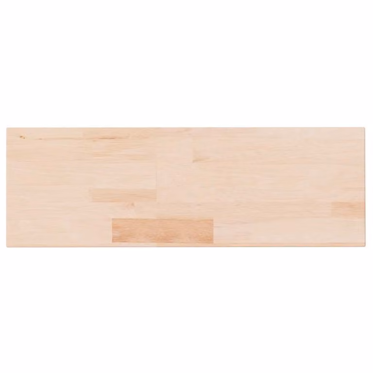 Tabla de estantería de madera maciza de roble sin tratar vidaXL An/P/Al: 60 x 20 x 2,5 cm