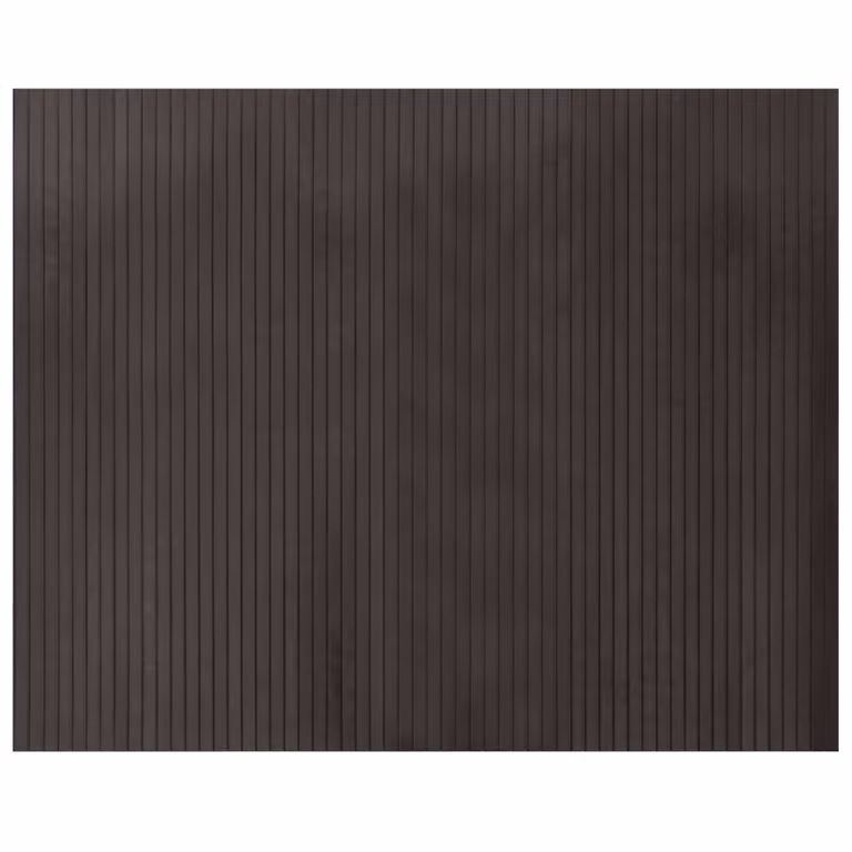 Alfombra rectangular de bambú vidaXL marrón antideslizante An/P: 80 x 100 cm