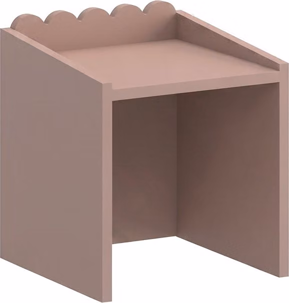 Silla Bellamy Book Nook para niños de PETITS-MEUBLES en color rosa