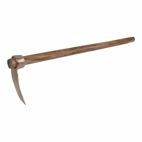 Azadilla KS Tools BRONZEplus de bronce con mango de madera, Longitud: 95 cm