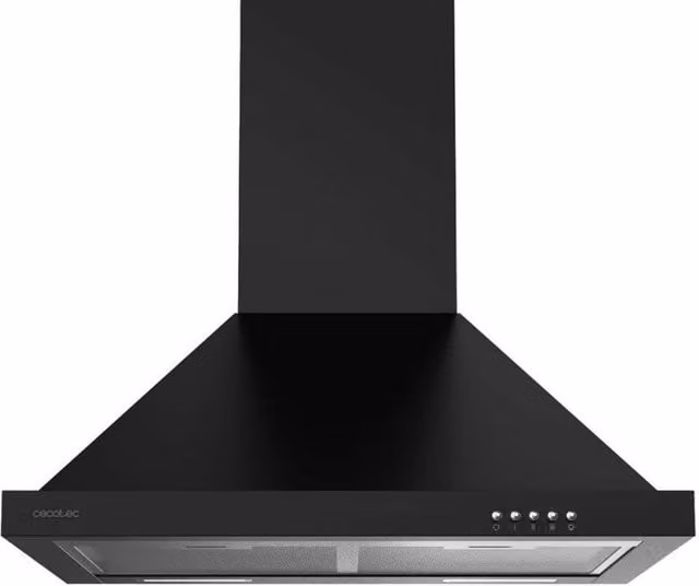 Campana de pared Cecotec Bolero Flux PM 606500 de 60 cm en color negro
