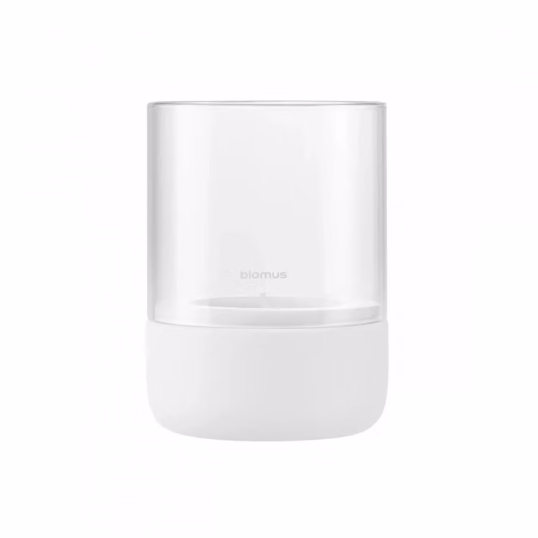 Portavelas Calma Blomus color blanco Ø10 cm