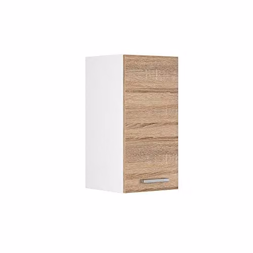 Mueble alto universal Vicco R-Line de pared con puertas batientes en color marrón, An/P/Al: 30 x 31 x 60 cm