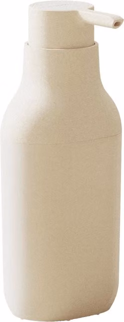 Dosificador de jabón Alife Cosmic blanco con montaje en pared y sistema de bomba