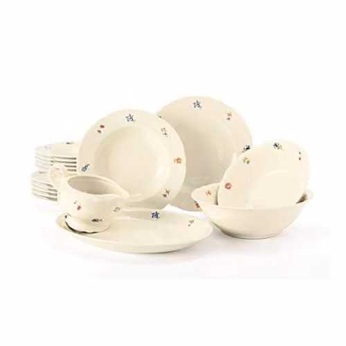 Servicio de café Marie Luise Blütenmeer de Seltmann Weiden, porcelana de 16 piezas, multicolor con motivos florales