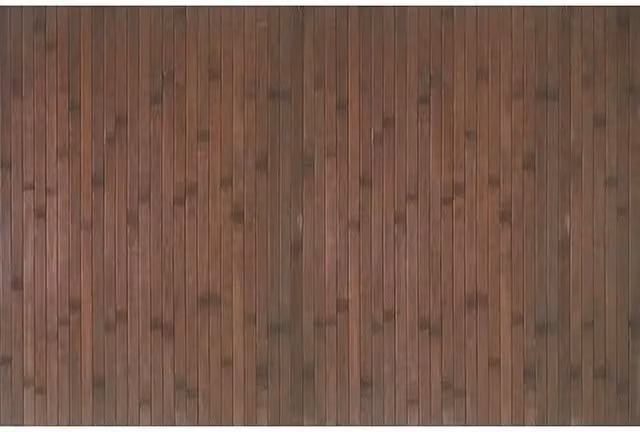 Alfombra de bambú Storplanet Bamboo Cool color marrón, antideslizante y lavable, An/P: 240 x 160 cm