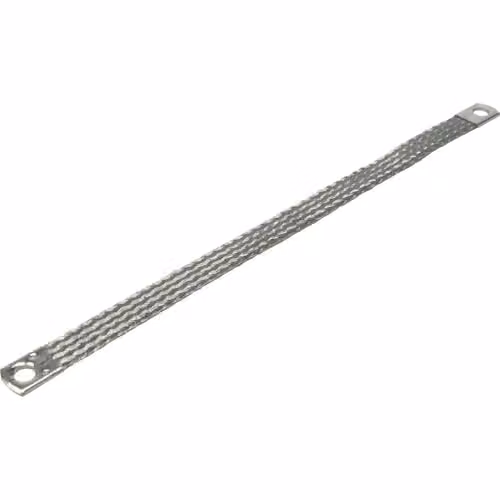 Cinta plana de puesta a tierra Rittal color plata de 16mm2 y 300mm (paquete de 10 unidades)