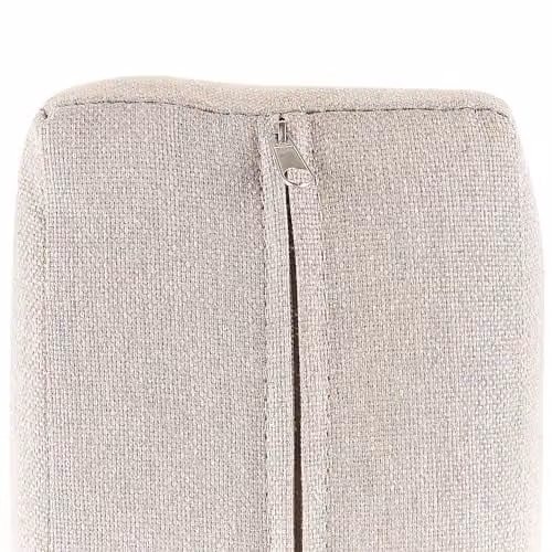 Conjunto de fundas de cojín de exterior para asiento y respaldo de sofá Beliani Rima III en color beige con tejido de poliéster extraíble