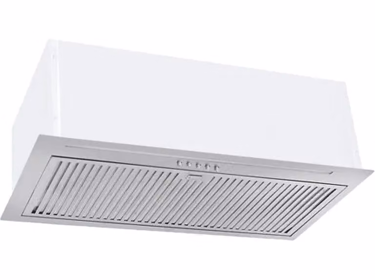 Campana de grupo filtrante Teka GFG 2 en acero inoxidable con motor de doble turbina, 3 velocidades, 329 m³/h y recirculación con carbón activo, An: 55 cm, Profundidad: 17,5 cm
