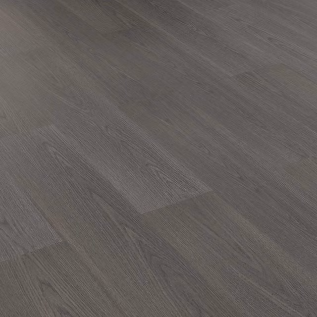 Suelo laminado con efecto madera gris de vidaXL, resistente al agua y con sistema click, pack de 5 unidades, An/P/Al: 101 x 20 x 0,8 cm