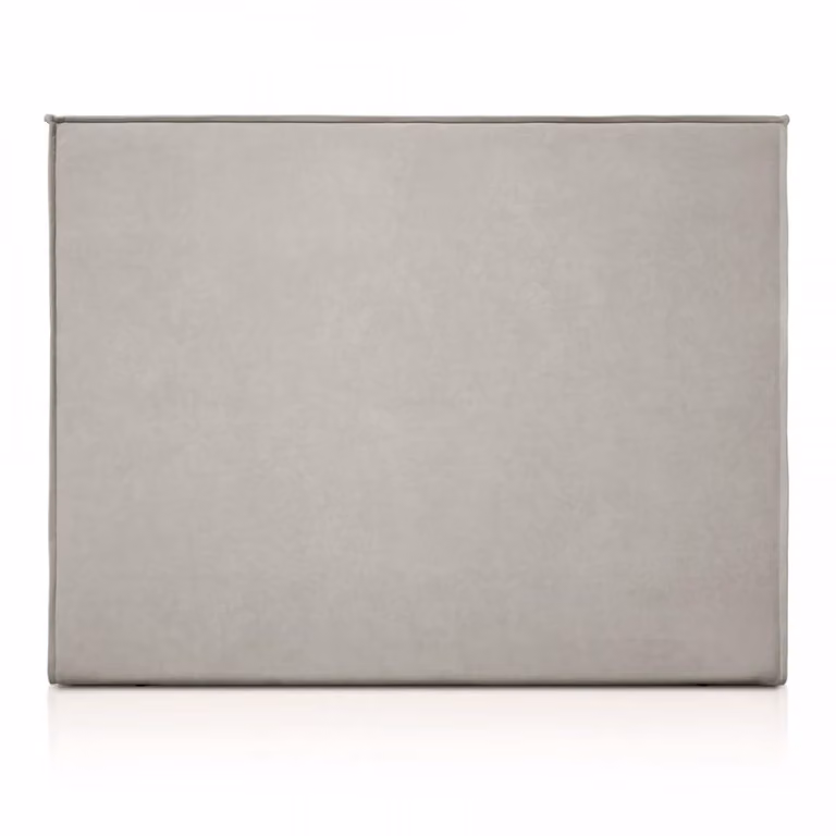 Cabecero tapizado Morfeo de estilo escandinavo en color gris para cama de 180 cm