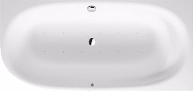 Bañera de hidromasaje de esquina Duravit Cape Cod con air jets en mineral cast, color blanco, esquina derecha, An/P/Al: 205 x 152 x 66 cm