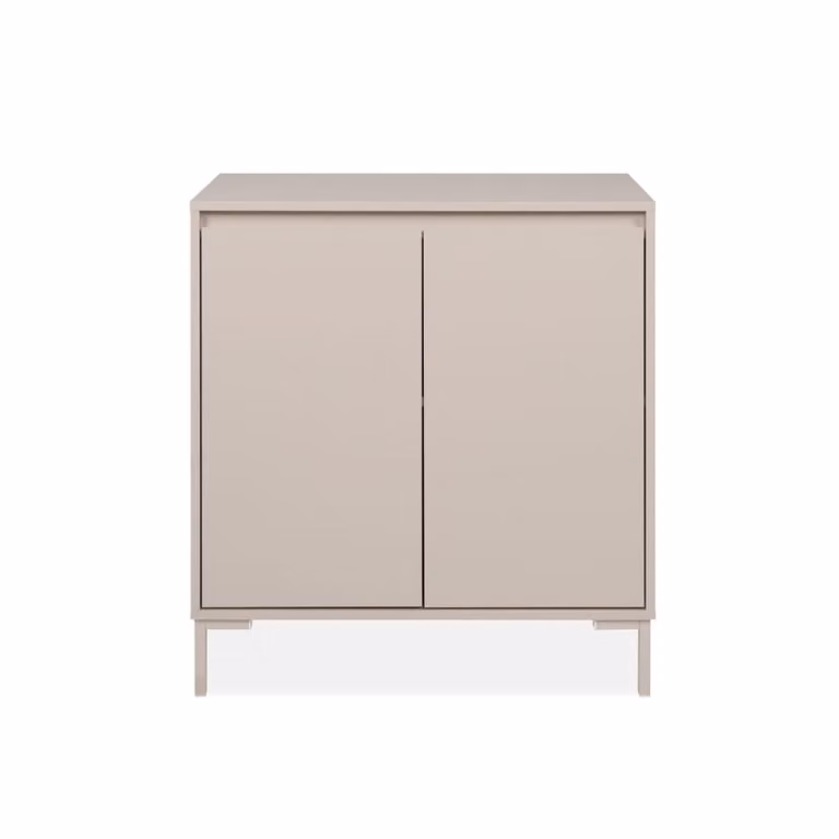 Aparador de 2 puertas Calicosy en color beige para comedor