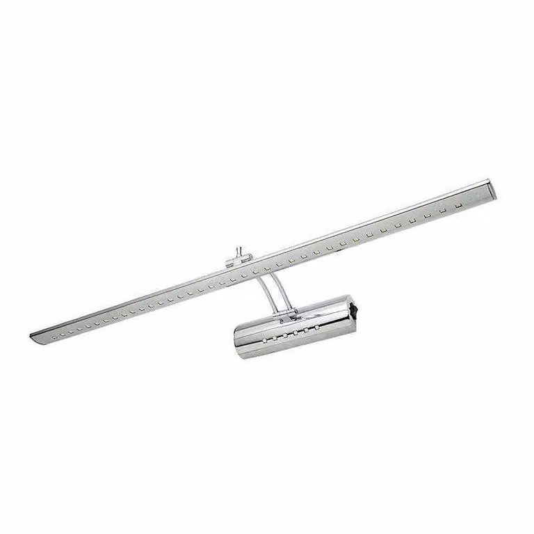 Aplique LED Task LEDBOX para espejos y cuadros, color plata, 70 cm, 9W
