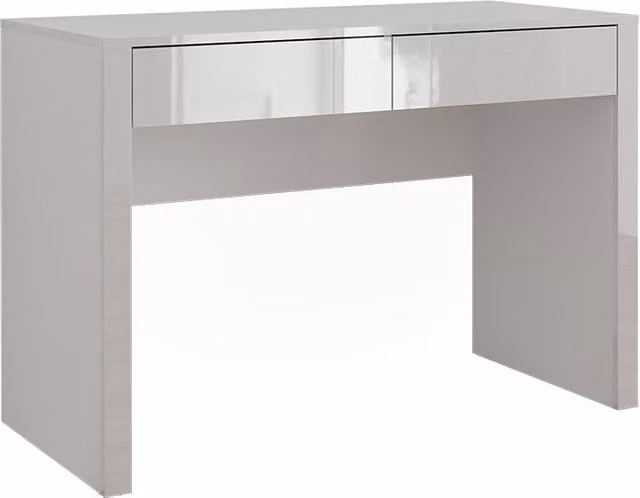 Escritorio Vicco Annabelle Blanco Alto Brillo An: 110 cm, P: 50 cm