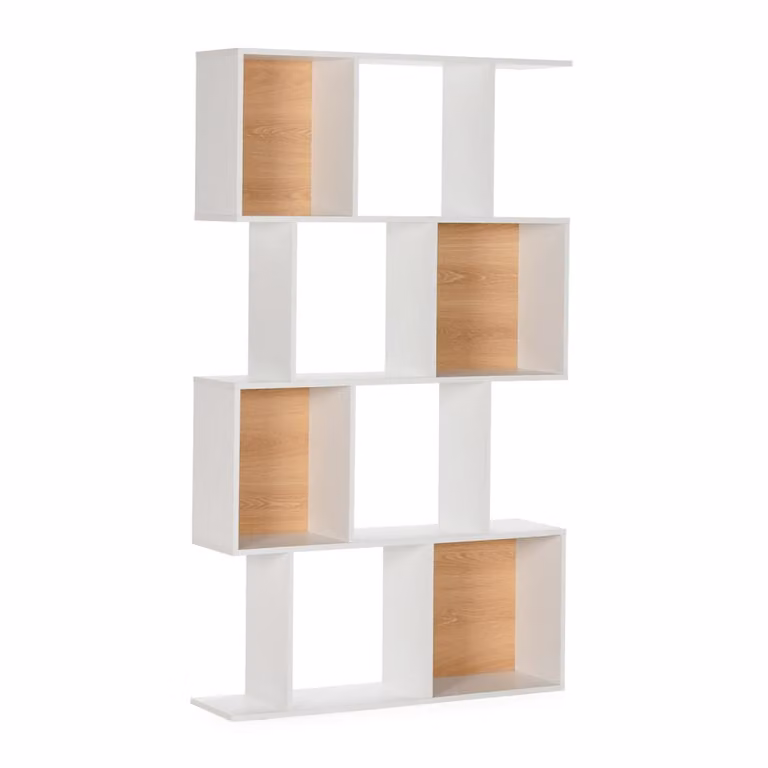 Estantería HOMN Cube de 8 huecos en color blanco mate