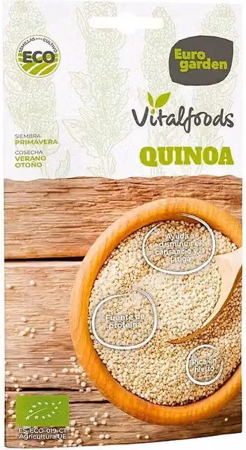 Semillas de Quinoa Euro Garden para huerto vegetal (Cosecha de junio)