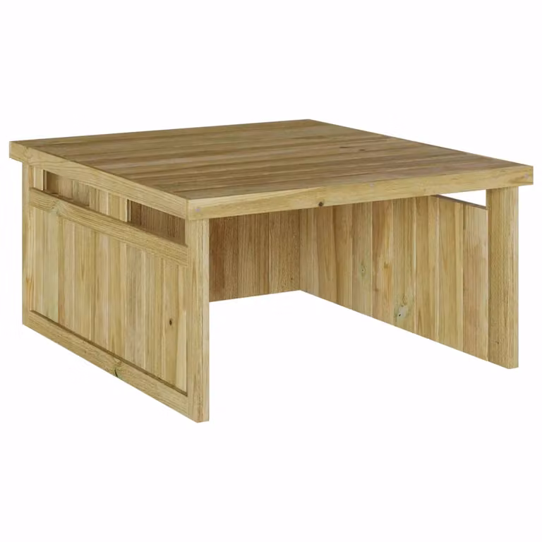 Garaje para cortacésped vidaXL de madera color marrón estilo rústico An/P/Al: 73.5 x 81.5 x 38.5 cm
