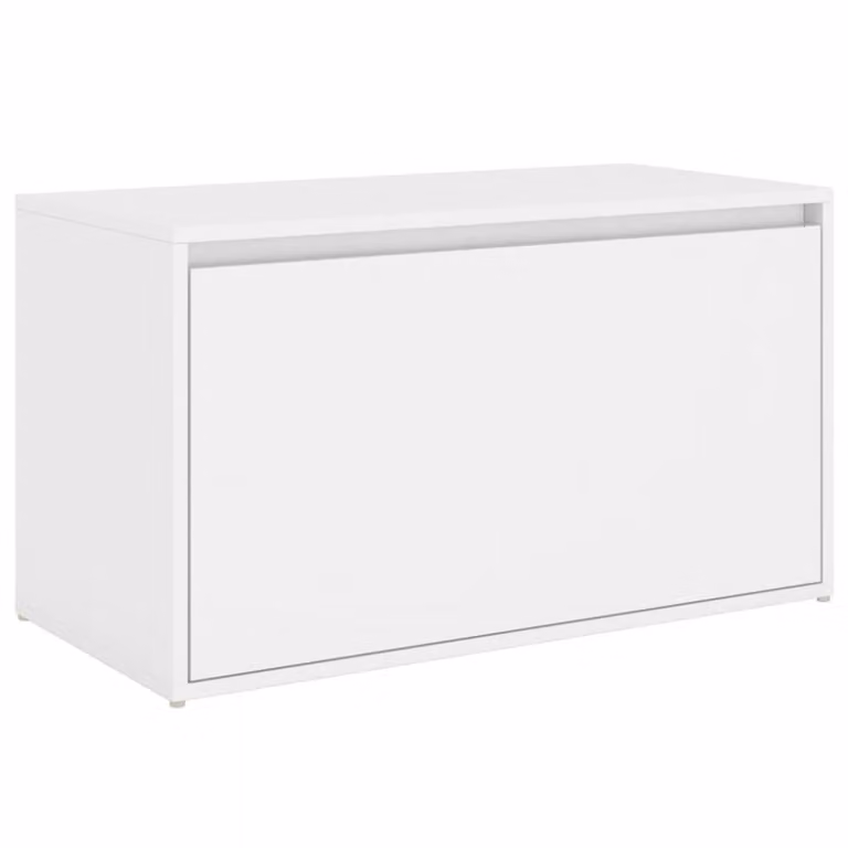 Banco de pasillo Maison Chic de madera en color blanco An/P/Al: 80 x 40 x 45 cm