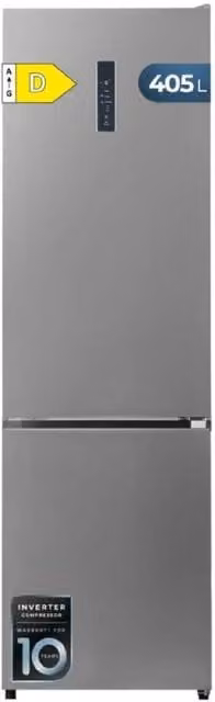 Frigorífico combi Cecotec Bolero Coolmarket Combi 405 WL Elite de 405 l, No Frost, Acero Inoxidable, An: 60 cm, Al: 200 cm