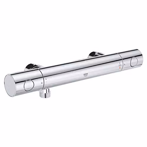 Mezclador termostático de ducha Grohe Grohtherm 800 Cosmopolitan en cromo con mando monomando y seguridad de temperatura