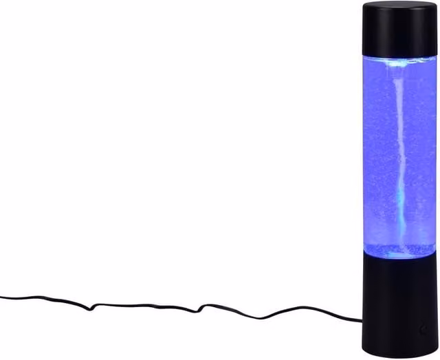 Lámpara de mesa LED Tornado RL con luz RGB y regulable de 2700-6400K en color negro y transparente