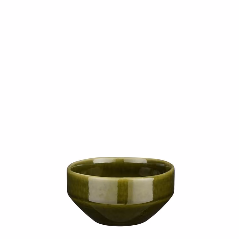 Bol de sopa Rhea de Mica Decorations en color verde, cerámica, An/P/Al: 12,5 x 12,5 x 6,5 cm
