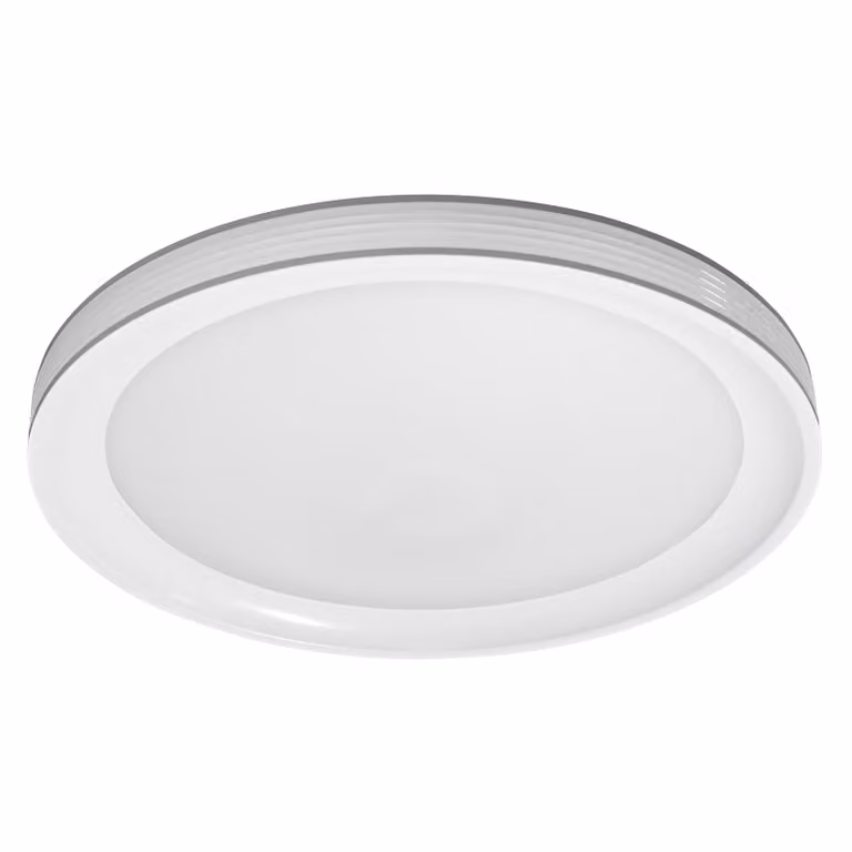 LEDVANCE SMART+ Aplique LED inteligente de techo y pared con WiFi, color de luz regulable, blanco y gris, compatible con Google Assistant y Amazon Alexa