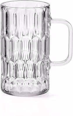 Vaso de cerveza Guzzini Vanity de cristal acrílico transparente de 590 ml