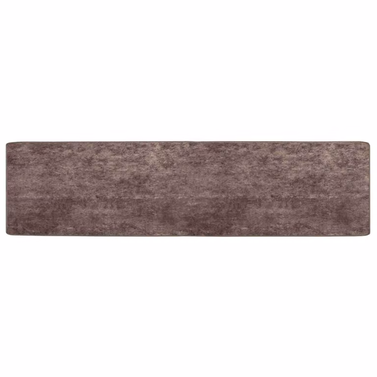 Alfombra de pasillo MARSA vidaXL Gris de Poliéster, An/Al: 50 x 200 cm