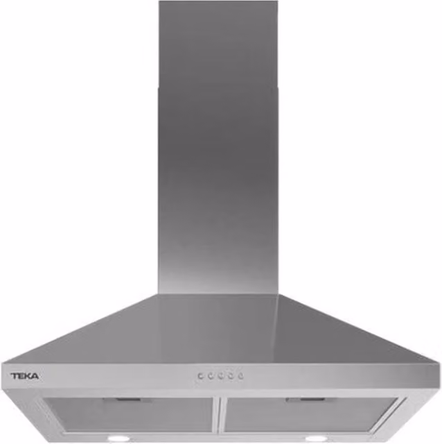 Campana decorativa piramidal Teka DBP 78150 de acero inoxidable color plata de 70 cm