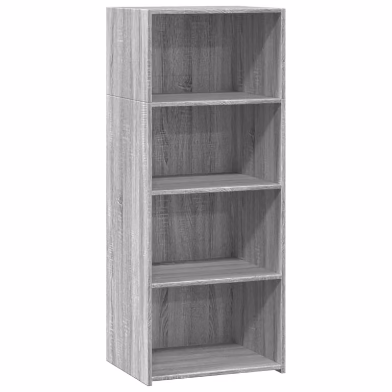 Aparador alto vidaXL de madera de ingeniería en color gris Sonoma, An/P/Al: 50 x 41 x 124 cm