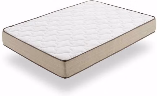 Colchón Moonia Supersoft Bamboo Fresh de espuma viscoelástica, color blanco, An/P/Al: 135 x 190 x 21 cm