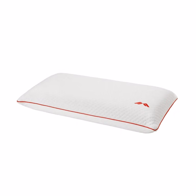 Almohada de viscoelástica Morfeo blanca con soja, transpirable y lavable, 70 cm