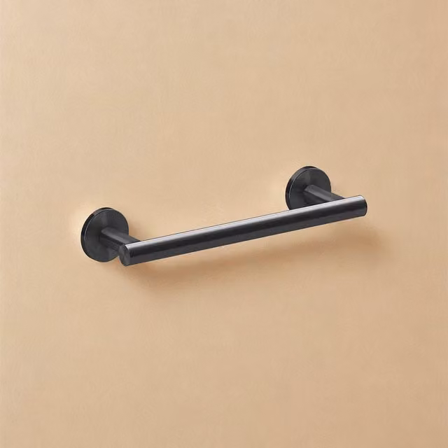 Toallero de barra para pared Cosmic Architect S+ en color negro de metal An/P/Al: 30 x 8 x 30 cm