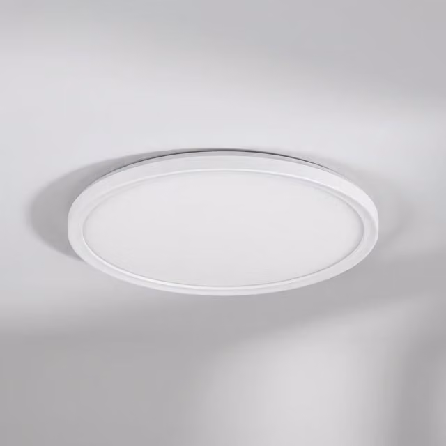 Panel downlight LED redondo Pavel de superficie o empotrado, 22W, 4000K, blanco y regulable