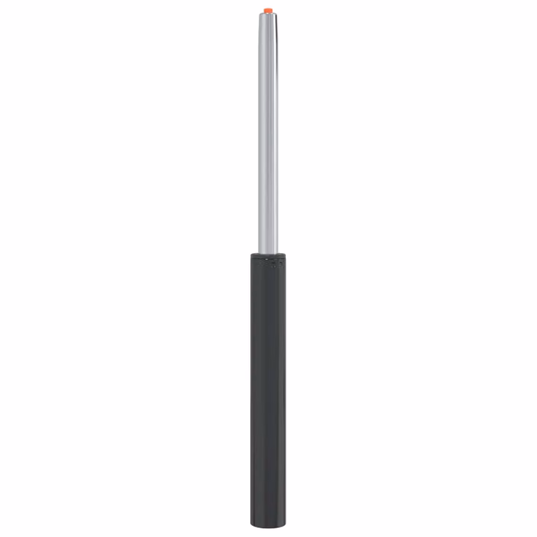 Cilindro de gas para silla de oficina vidaXL en color negro de hierro y acero con altura ajustable de 505-720 mm