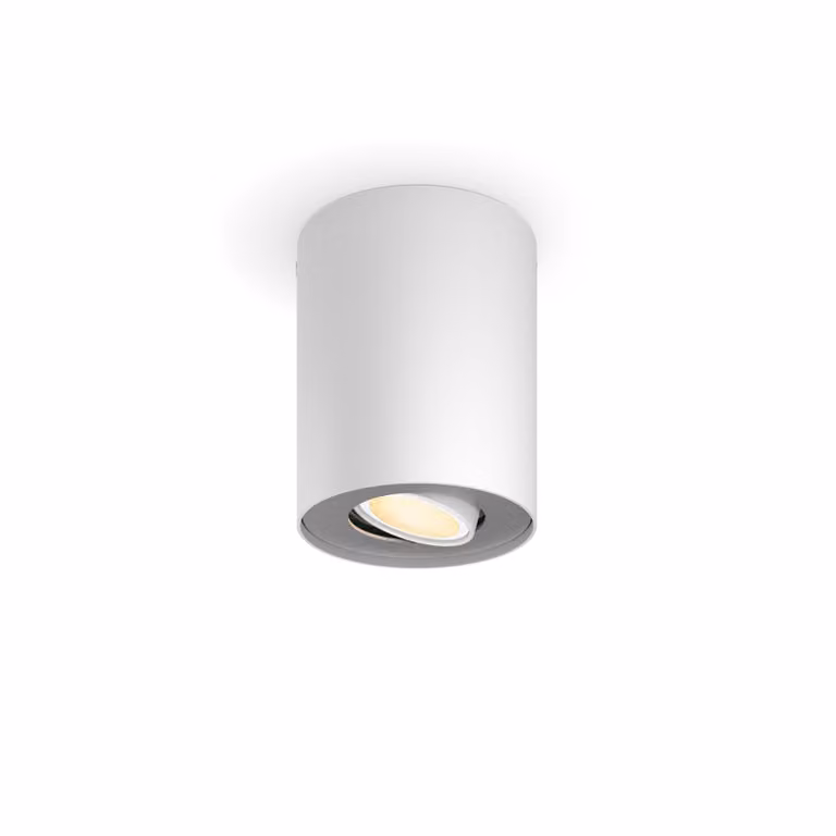 Foco LED Philips Hue White Ambiance Extensible Bluetooth de color blanco con diseño moderno y acabado en plástico